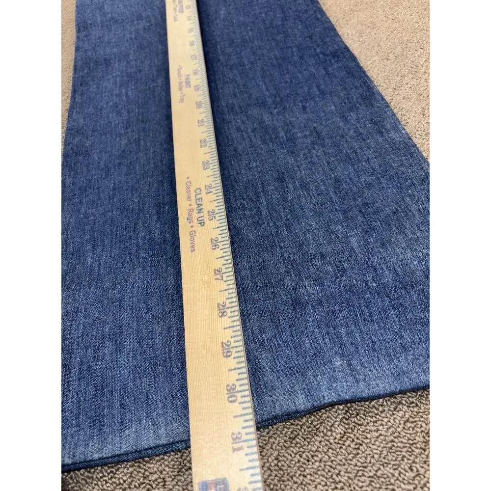 Vintage 1960s–70s American Fashion Collection Chambray Dress Pants 36x31 USA